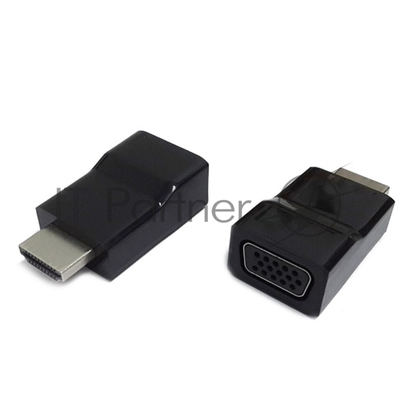 Переходник Gembird Переходник HDMI-VGA Cablexpert A-HDMI-VGA-001, 19M/15F