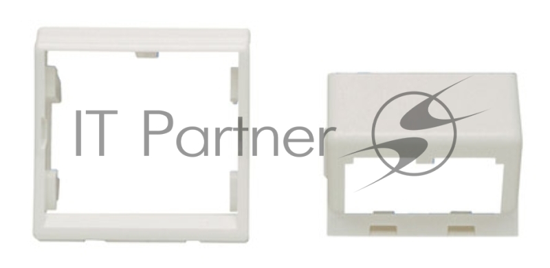 Панель Panduit CFPFS2AW центр. накл. на 2 модуля наклонная,+ рамка 45x45