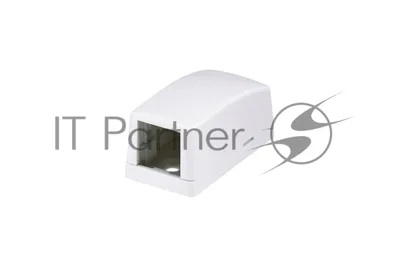 Розетка Panduit (CBX1AW-A) настенная 1 мод. самокл. бел.