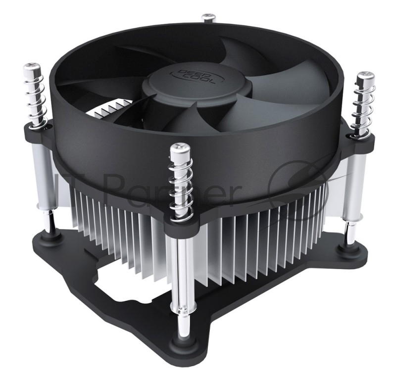Кулер для процессора DEEPCOOL CK-11508 черный, 92 мм, алюминий, 2200 об/мин, 30.1 дБ, 3 pin, 65 Вт, 70 мм