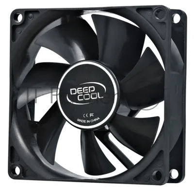 Вентилятор для корпуса DEEPCOOL XFAN 80 черный, 80 мм, 1800 об/мин, 20.3 дБ, Molex