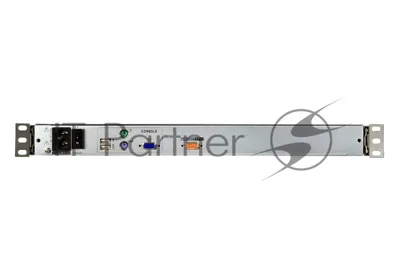 Kонсоль управления, для KVM-переключателей, электрон., 19", SVGA+KBD+MOUSE PS/2 USB, с KVM шнуром USB 1.8м, LCD Kран 19", лат./рус.Kлав., (выход на вторую конс 1280x1024 75Hz DDC2BKрепление DUAL RAIL доп.порт USB A-типа Female) DUAL RAIL LCD PS/2-USB CONSOLE 19INCH
