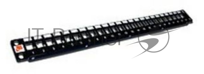 Патч-панель наборная Lanmaster TWT-PP24OK-UTP 19" 1U 24xRJ45 UTP