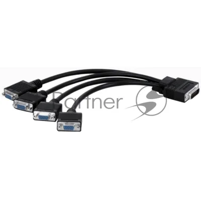 Кабель Matrox CAB-L60-4XAF Quad analog upgrade cable (Кабель для апгрейда 3-х портовой карты в 4-х портовую)