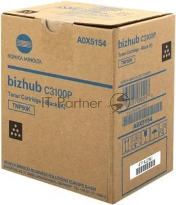 Тонер-картридж Konica-Minolta bizhub C3100P черный TNP-50K