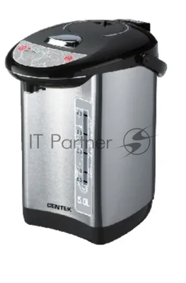 Термопот Centek CT-1083 (сталь) 5.0л, 750Вт, 3 способа подачи воды, двойная защита от перегрева