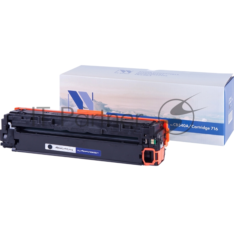 Картридж лазерный NVPrint CB540A/CRG716 для принтеров Color LaserJet CP1215/1515/CM1518 (2200k) черный