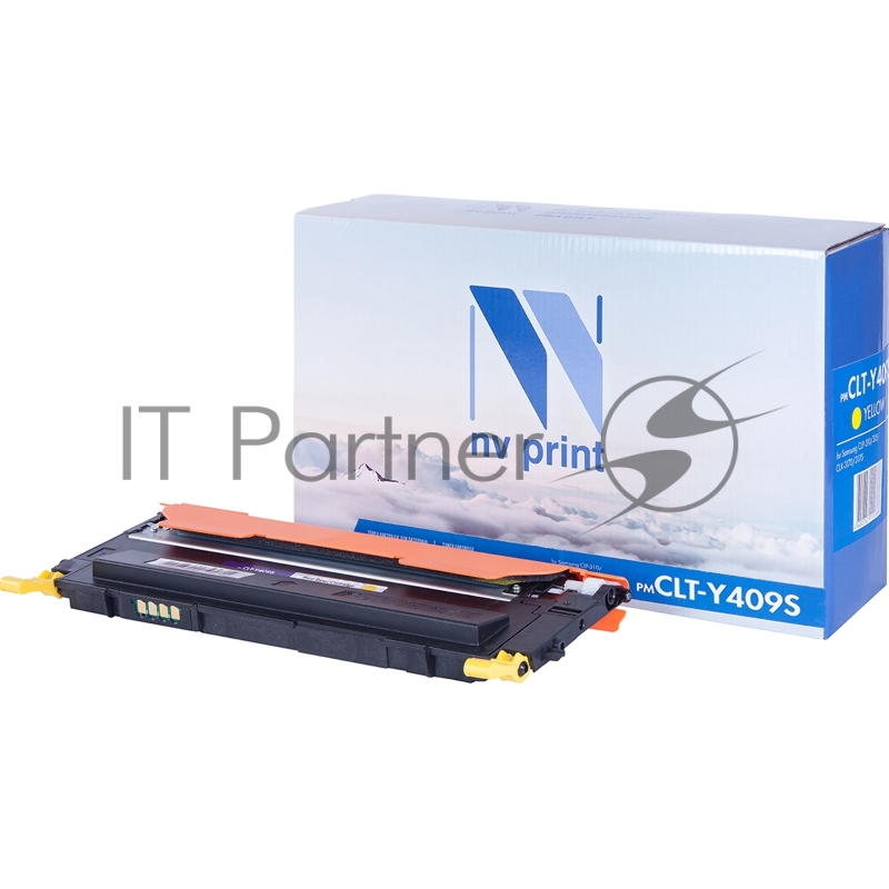 Картридж лазерный NVPrint совместимый Samsung CLT-Y409S Yellow для CLP-310/310N/315 (1000k)