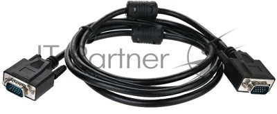 Кабель для монитора VGA (M) -) VGA (M), 1,5 м, TV-COM (QCG341AD-1.8M), ферритовые кольца