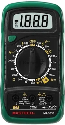 Мультиметр портативный Mastech MAS838, ручной 13-2008