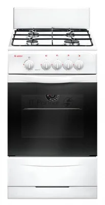 Плита газовая Gefest ПГ 3200-08 белый, конфорок 4 шт, духовка 42 л, 50 см x 85 см x 53 см