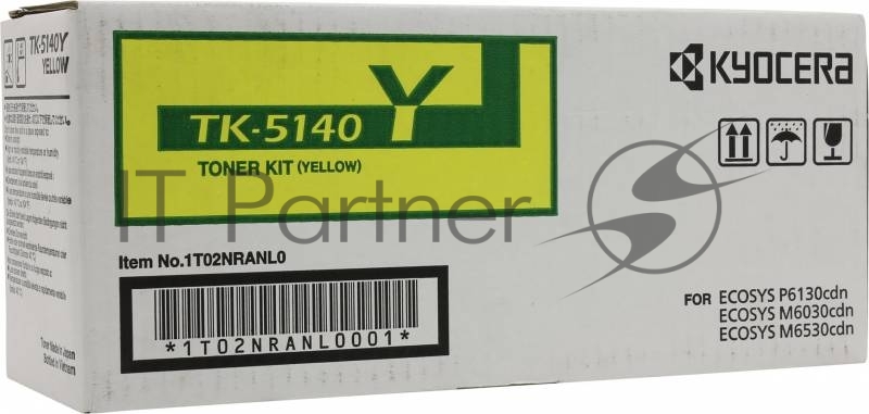 Картридж лазерный Kyocera TK-5140Y (1T02NRANL0) желтый для M6030cdn/M6530cdn/P6130cdn 5000 стр.