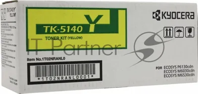 Картридж лазерный Kyocera TK-5140Y (1T02NRANL0) желтый для M6030cdn/M6530cdn/P6130cdn 5000 стр.
