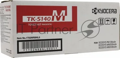 Картридж лазерный Kyocera TK-5140M (1T02NRBNL0) пурпурный для M6030cdn/M6530cdn/P6130cdn 5000 стр.