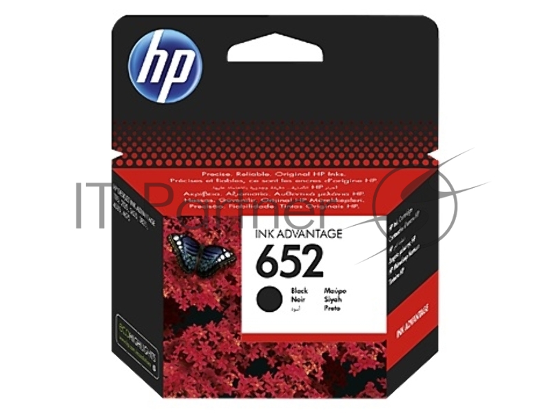 Картридж струйный HP №652 (F6V25AE) черный, 360 стр., для DJ IA 1115/2135/3635/4535/3835/4675
