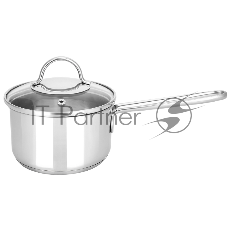 Ковш APPETITE SH05253 pretty 1,5 лиз нерж. стали. Объем 1,5л, размеры: 16х7,5 см, стекл. крышка, прутковая ручка,подар.коробка