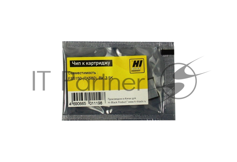 Чип к картриджу Kyocera FS-5150 (Hi-Black), TK-580, 3.5K, BK