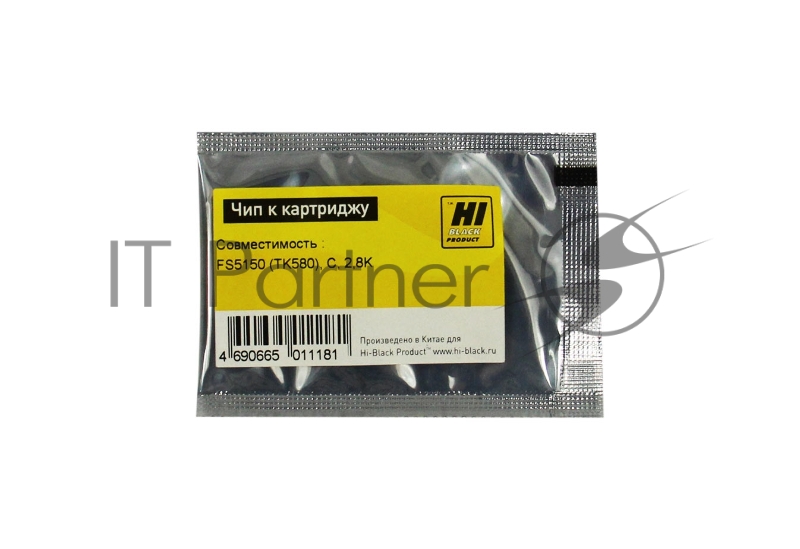 Чип к картриджу Kyocera FS-5150 (Hi-Black),new TK-580, 2.8K, C