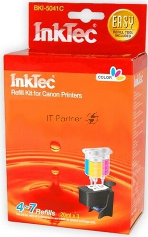 Чернила Canon CL-441/441CXL (InkTec) Y, 0.1л