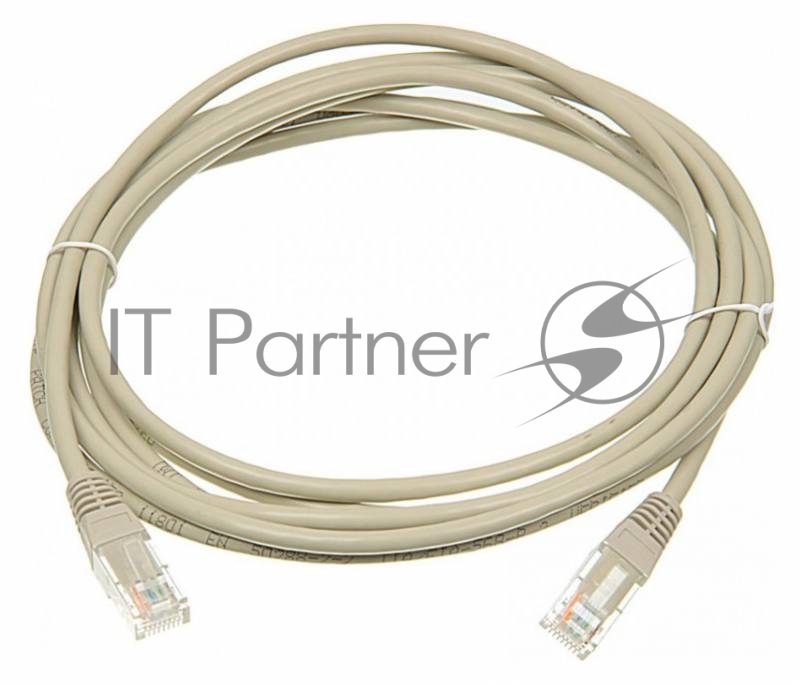 Патч-корд LANMASTER UTP TWT-45-45-3.0/6-GY вилка RJ-45-вилка RJ-45 Cat.6 3м серый ПВХ (уп.:1шт)