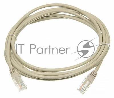 Патч-корд LANMASTER UTP TWT-45-45-3.0/6-GY вилка RJ-45-вилка RJ-45 Cat.6 3м серый ПВХ (уп.:1шт)