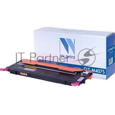 Картридж лазерный NVPrint совместимый Samsung CLT-M407S Magenta для CLP-325/CLX-3185 (1000k)