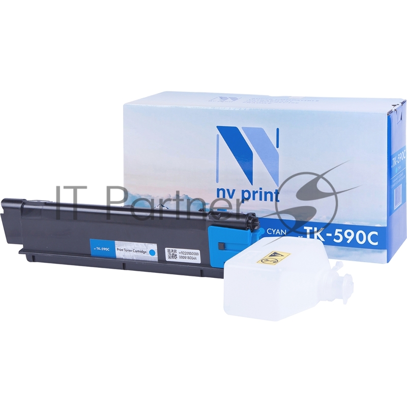 Картридж NVPrint совместимый Kyocera TK-590 Cyan для FS C2026MFP/C2126MFP/C2526MFP/C2626MFP (5000k)