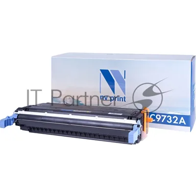 Картридж лазерный NVPrint совместимый HP C9732A Yellow для LJ Color 5500/5550 (12000k)