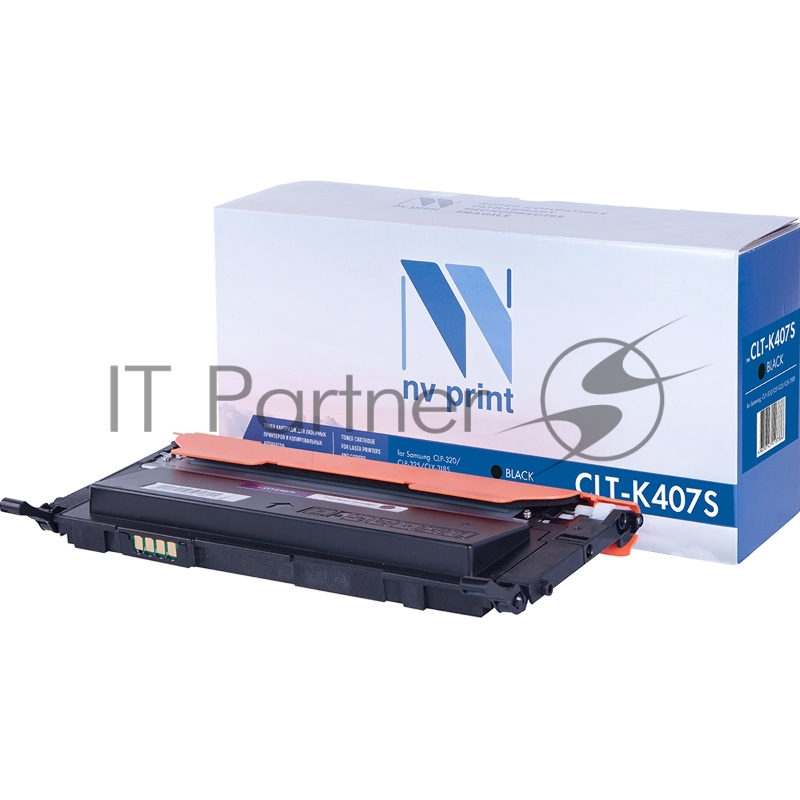 Картридж лазерный NVPrint совместимый Samsung CLT-K407S черный для CLP-325/CLX-3185 (1500k)