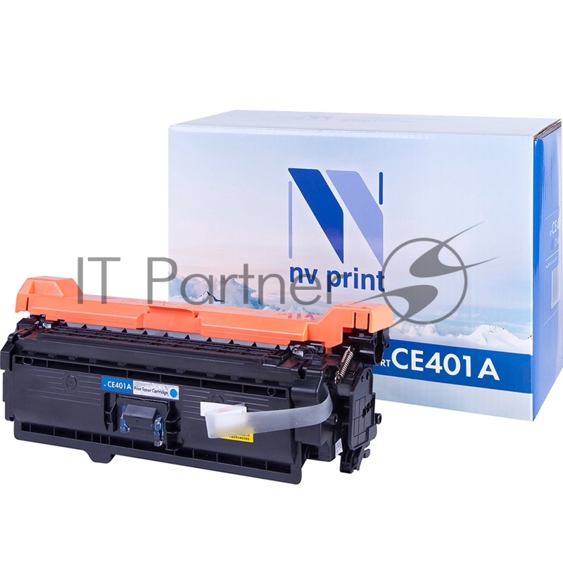 Картридж лазерный NVPrint совместимый HP CE401A Cyan для CLJ Color M551 (6000k)