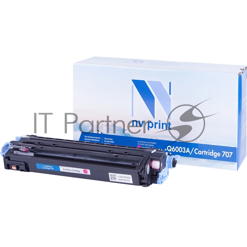 Картридж лазерный NVPrint совместимый HP Q6003A/Can707 Magenta для LJ Color CM1015MFP/1017MFP/1600/2600N (2000k)