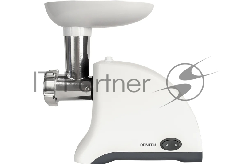 Мясорубка электрическая Centek CT-1609 белый, 1550 Вт, 2 кг/мин, реверс, защита от перегрузки, насадки - 2