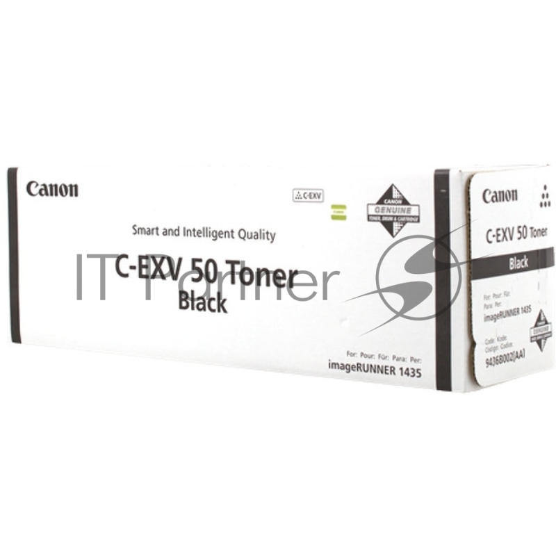 Картридж лазерный Canon C-EXV 50 Toner Black (9436B002), черный, 17600 стр при 6% (689g*1), для IR1435/1435i/1435iF