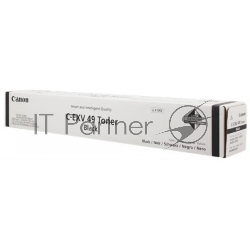 Картридж лазерный Canon C-EXV49BK (8524B002) черный (36 000 стр) для Canon imageRUNNER ADVANCE серий C3300, C3500, DX C3700, DX C3800