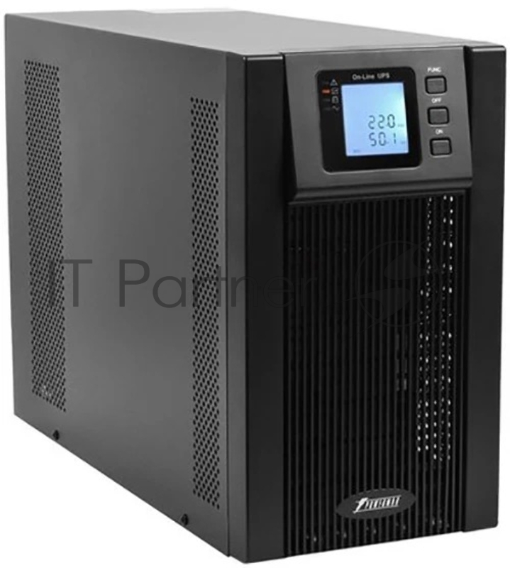 Источник бесперебойного питания Powerman Online 3000 Plus / 3000 ВА / 2700 Вт / 3 x CEE 7 (евророзетка) / без БП