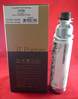 Картридж Тонер-туба Ricoh tуре 1270D Aficio 1515/MP161/171/201 (туба 230 гр.) JPN