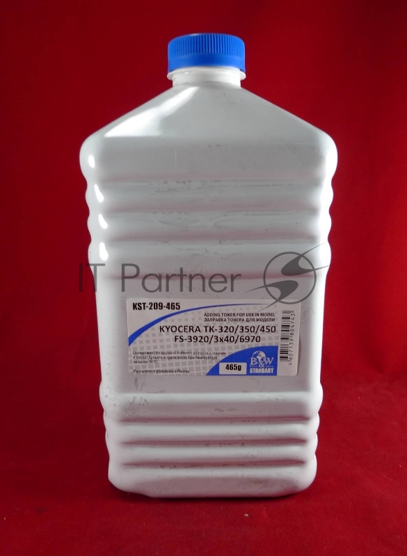 Тонер Kyocera TK-320/350/450 FS-3920/3040/3140/3540/3640/6970 (фл. 465г) B&W Standart фас Россия