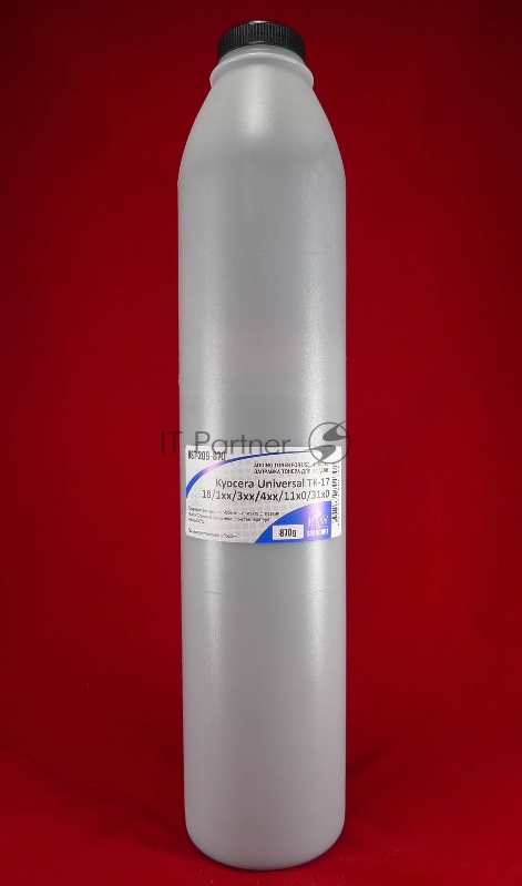 Тонер Kyocera TK-410/420/435, KM-1620/1650/2020/2035/2050/2550/TASKalfa 180/181/220 (фл. 870г) B&W Standart фас России