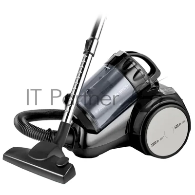 Пылесос Centek CT-2524 черный/серый, 420/2300 Вт, уборка сухая, пылесборник контейнер 2 л