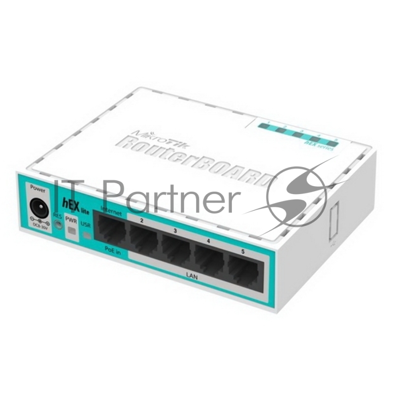 Маршрутизатор MikroTik RB750r2 hEX lite 5x10/100 Mbps