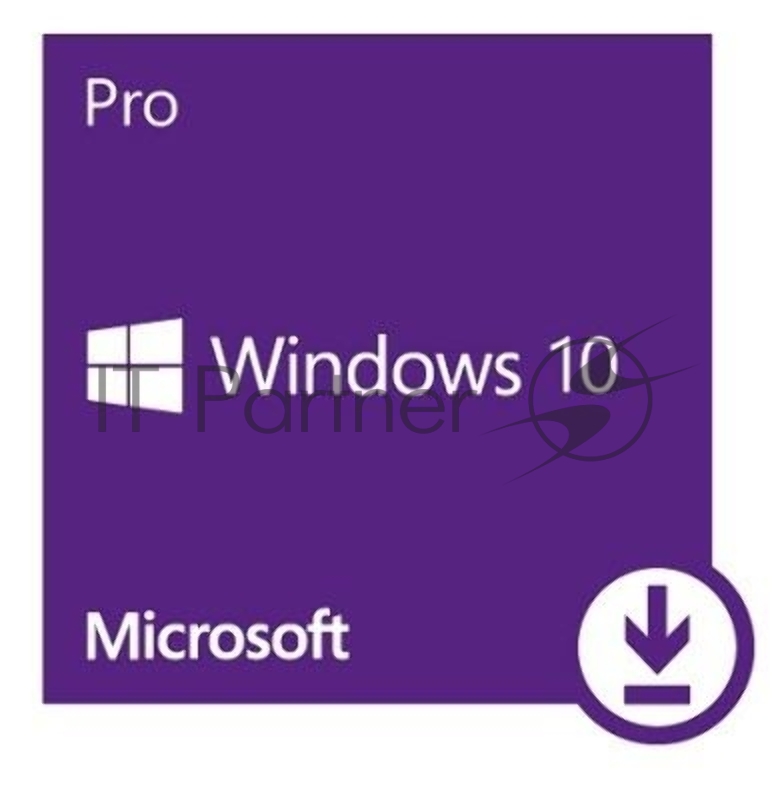 ПО Microsoft Windows 10 Professional, лицензия на 1ПК/бессрочная, электронный ключ, 32-bit/64-bit All Lng PK Lic Online DwnLd NR (FQC-09131) (Электронный ключ)