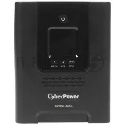 Источник бесперебойного питания CyberPower PR2200ELCDSL/2200 ВА/1980 Вт/USB/RJ-11/RJ-45/1 х IEC 320 C19 (компьютерная), 8 х IEC 320 C13 (компьютерная)