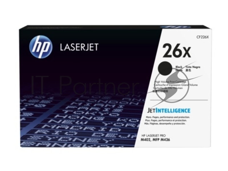 Тонер Картридж HP 26X CF226X черный для HP LJ Pro M402/M426 (9000стр.)