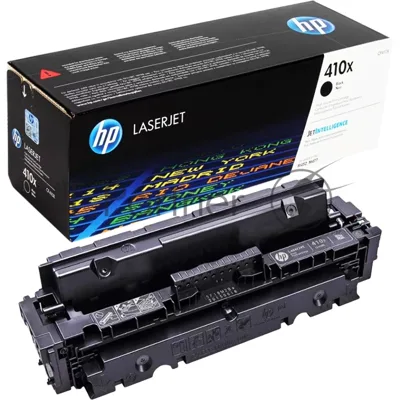 Картридж лазерный Hewlett-Packard HP 410X (CF410X) черный для LJ Pro M452/M477 6500 стр.