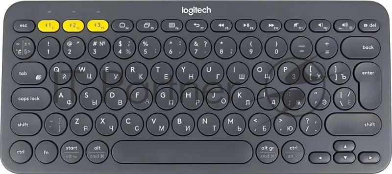 Клавиатура беспроводная Logitech K380, Bluetooth, темно-серый