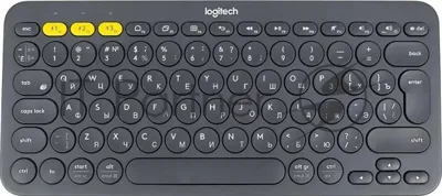 Клавиатура беспроводная Logitech K380, Bluetooth, темно-серый