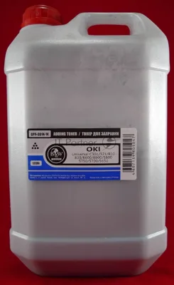 Тонер OKI Universal C301/321/610/810/830/910/930/3100/3200/3300/3400/3450/3530/3600/8600/8650/8800/5100/5200/5300/5400/5510/5850/5800/5750/5700/5650/5950/MC860, Ricoh SP c720 Black (кан., 1кг) B&W Premium (Tomoegawa) - фас.России