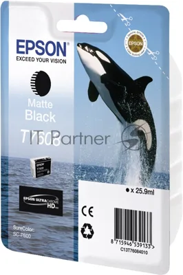 Картридж струйный Epson C13T76084010/C13T76084N10 черный матовый (25.9 мл) для SC-P600