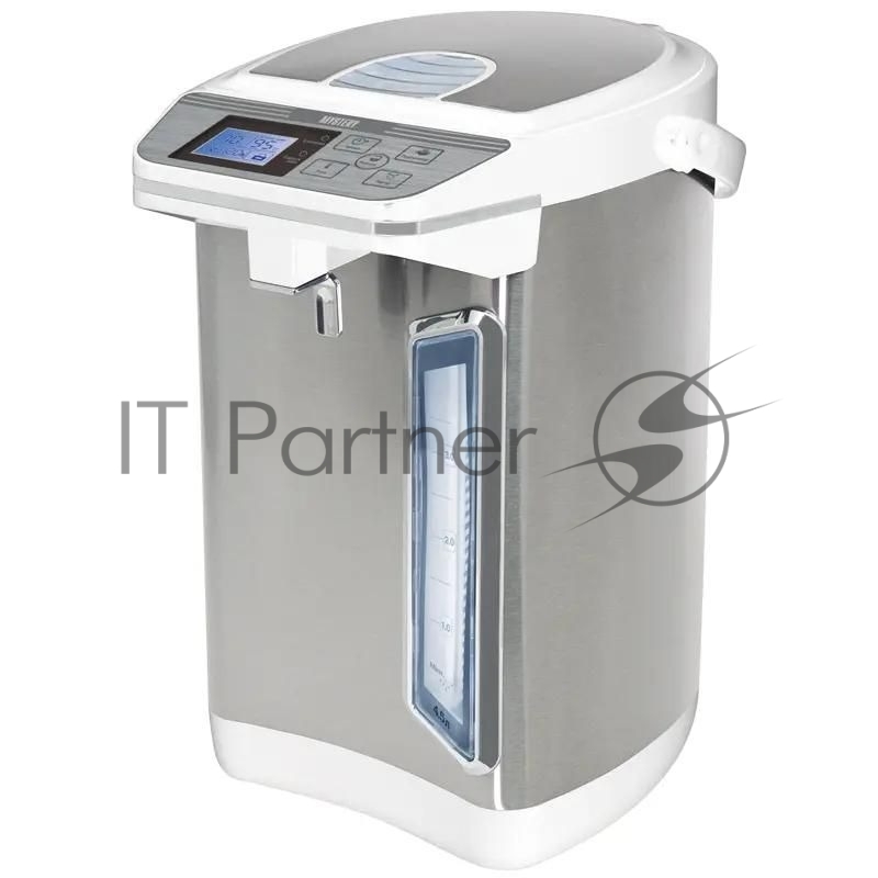 Термопот Mystery MTP-2442 4.5л. 700Вт серебристый/белый