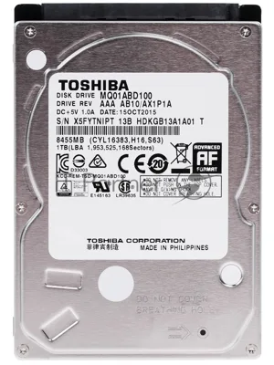 Жесткий диск HDD Toshiba MQ01ABD 1Tb 5400rpm SATA 8Mb 2.5"